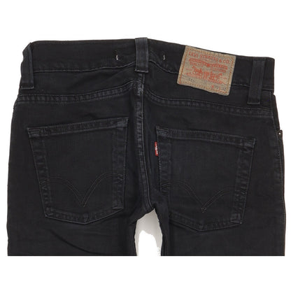 Levi's 511 Men Black Straight Slim Jeans W30 L31