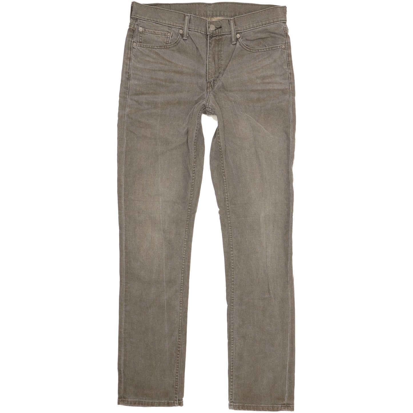 Levi's 511 Men Grey Straight Slim Stretch Jeans W32 L33