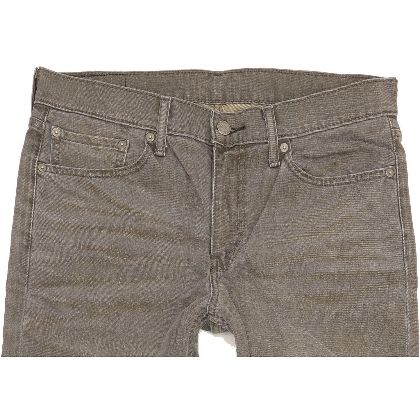 Levi's 511 Men Grey Straight Slim Stretch Jeans W32 L33