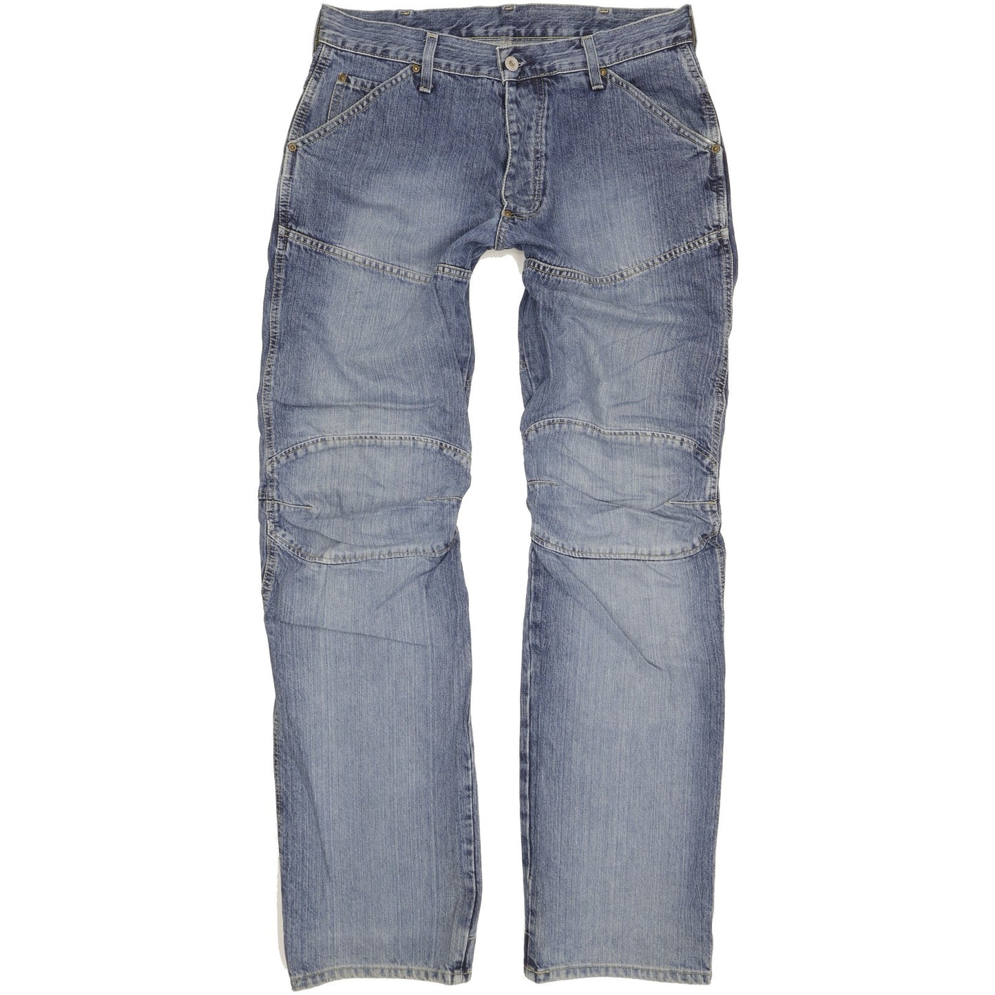G-Star Elwood Men Blue Straight Regular Jeans W33 L36