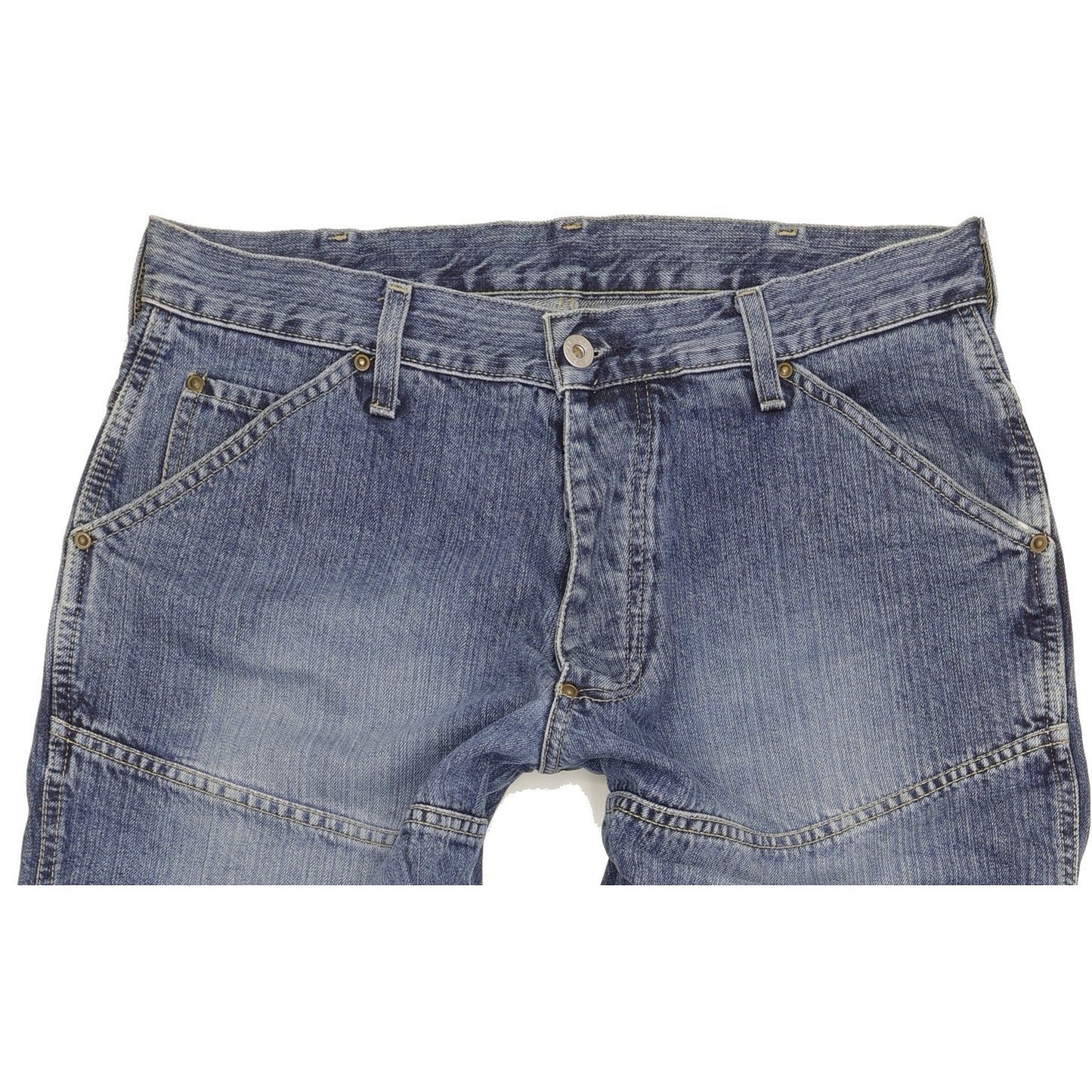 G-Star Elwood Men Blue Straight Regular Jeans W33 L36