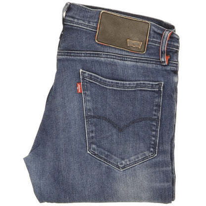 Levi's Men Blue Straight Slim Stretch Jeans W32 L31