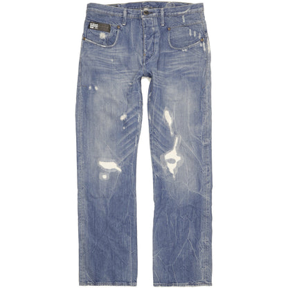 G-Star Blade Men Blue Straight Loose Jeans W33 L32
