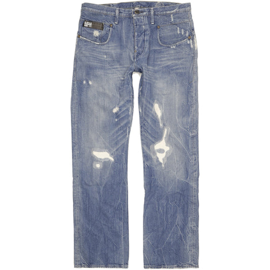 G-Star Blade Men Blue Straight Loose Jeans W33 L32