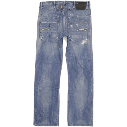G-Star Blade Men Blue Straight Loose Jeans W33 L32