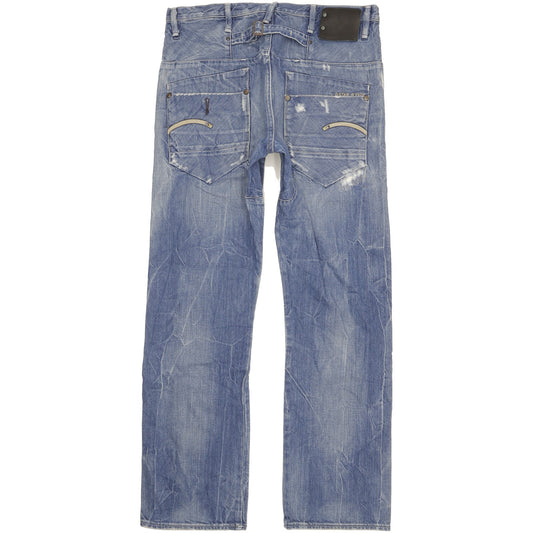 G-Star Blade Men Blue Straight Loose Jeans W33 L32