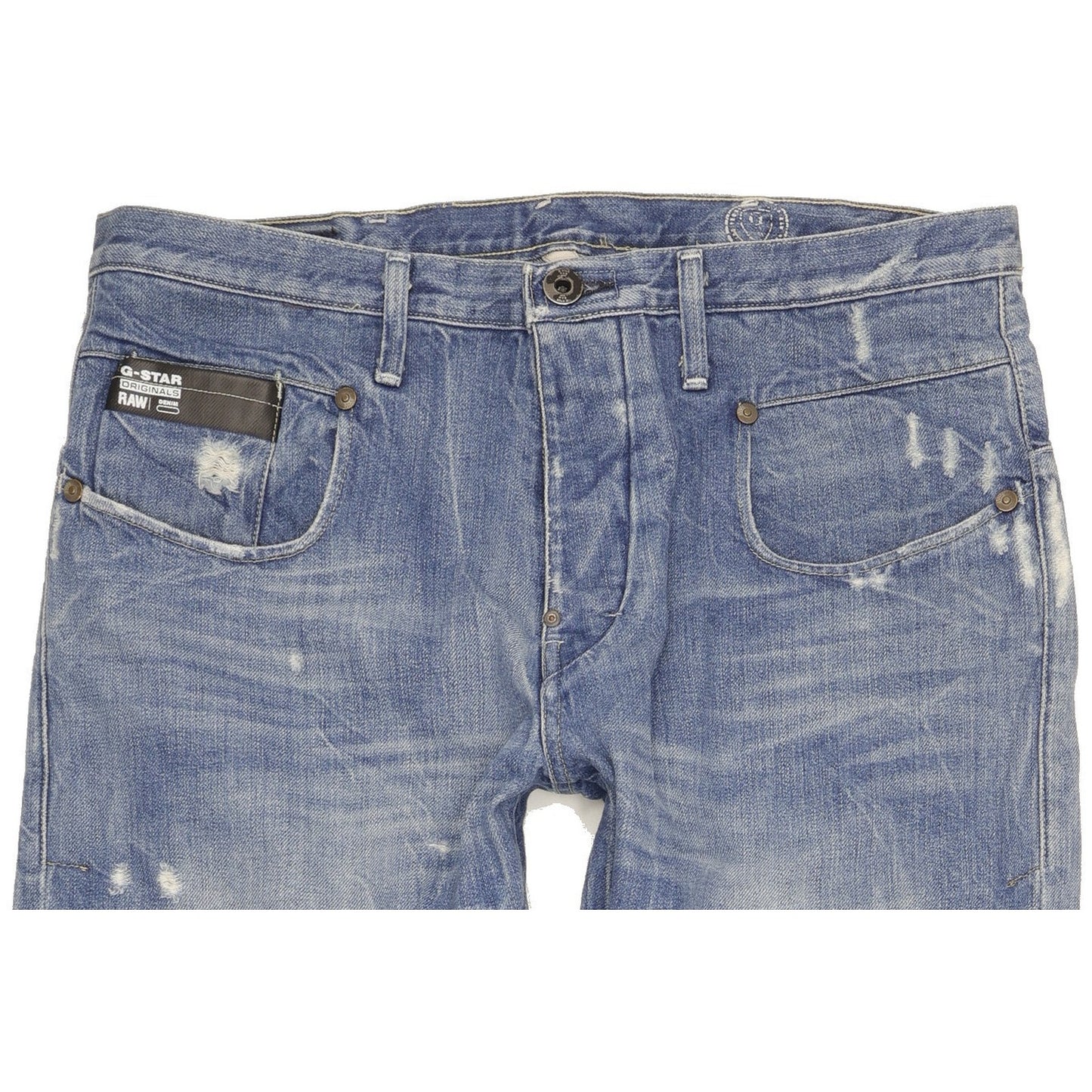 G-Star Blade Men Blue Straight Loose Jeans W33 L32