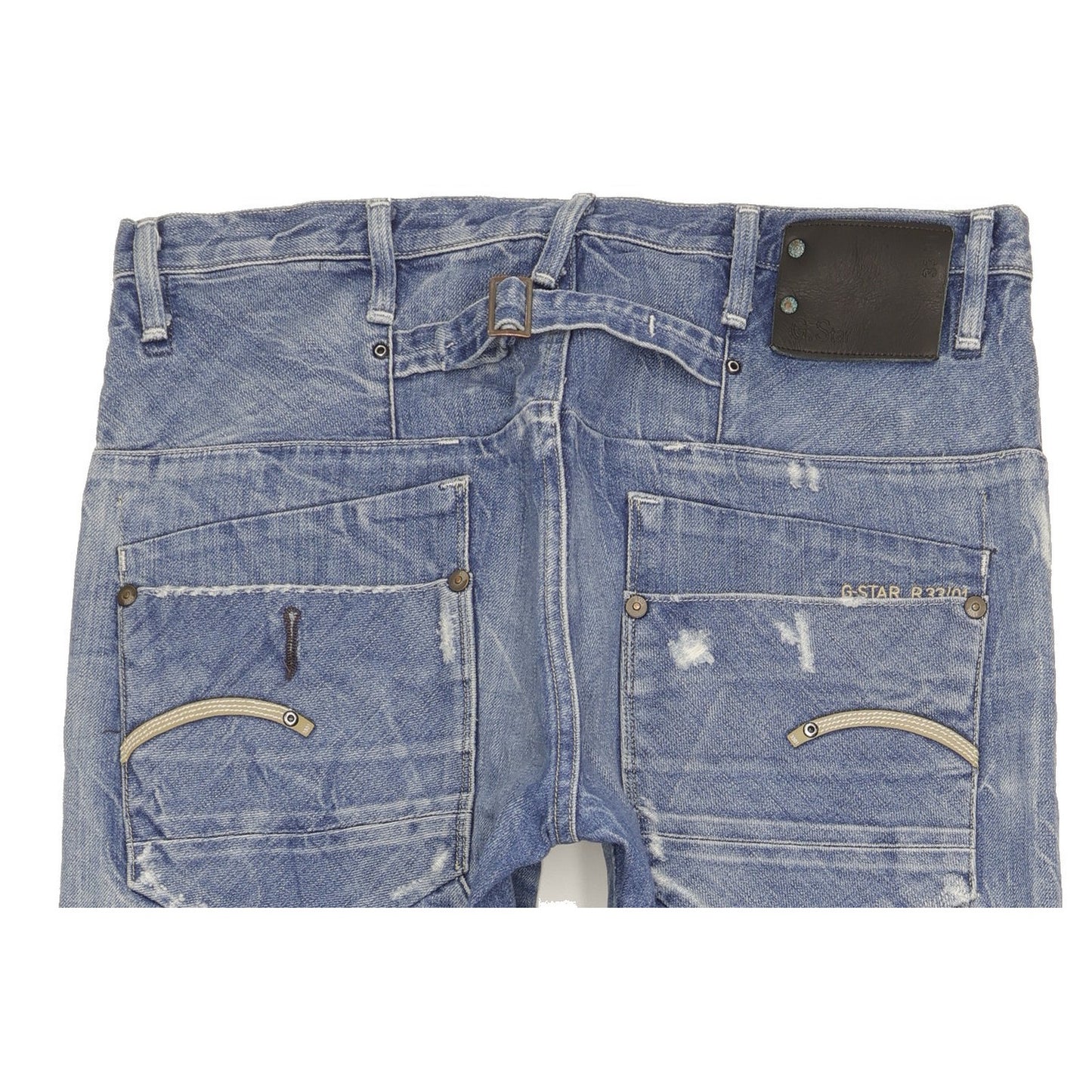G-Star Blade Men Blue Straight Loose Jeans W33 L32