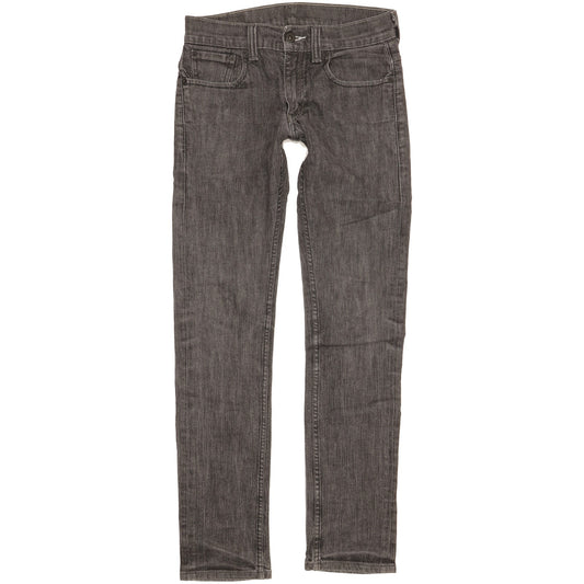 Levi's 511 Men Grey Straight Slim Stretch Jeans W30 L32