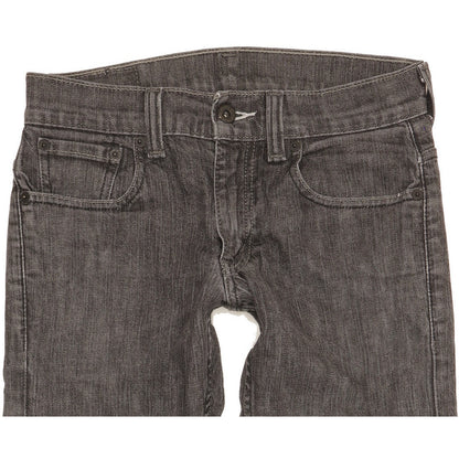 Levi's 511 Men Grey Straight Slim Stretch Jeans W30 L32