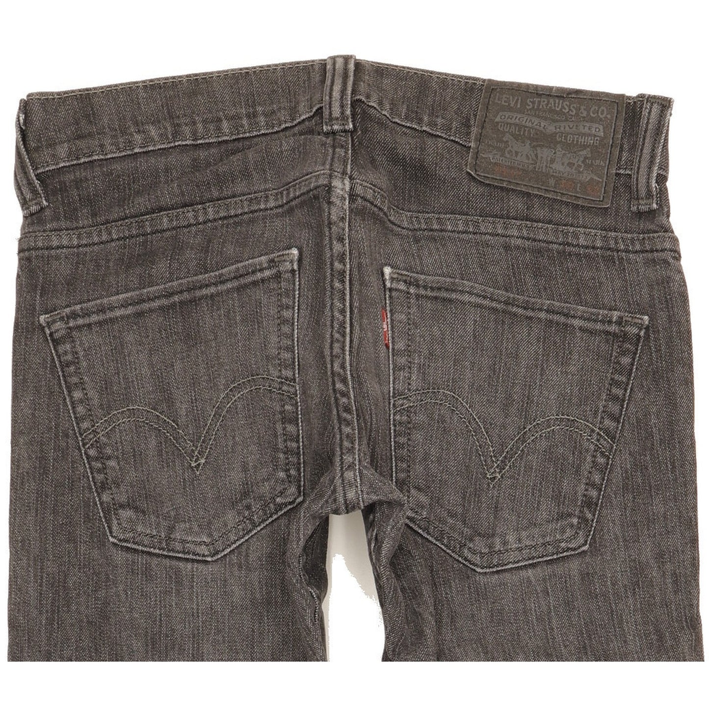 Levi's 511 Men Grey Straight Slim Stretch Jeans W30 L32