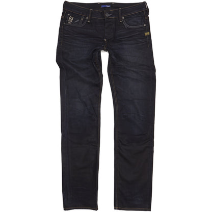 G-Star Men Navy Straight Regular Jeans W34 L35