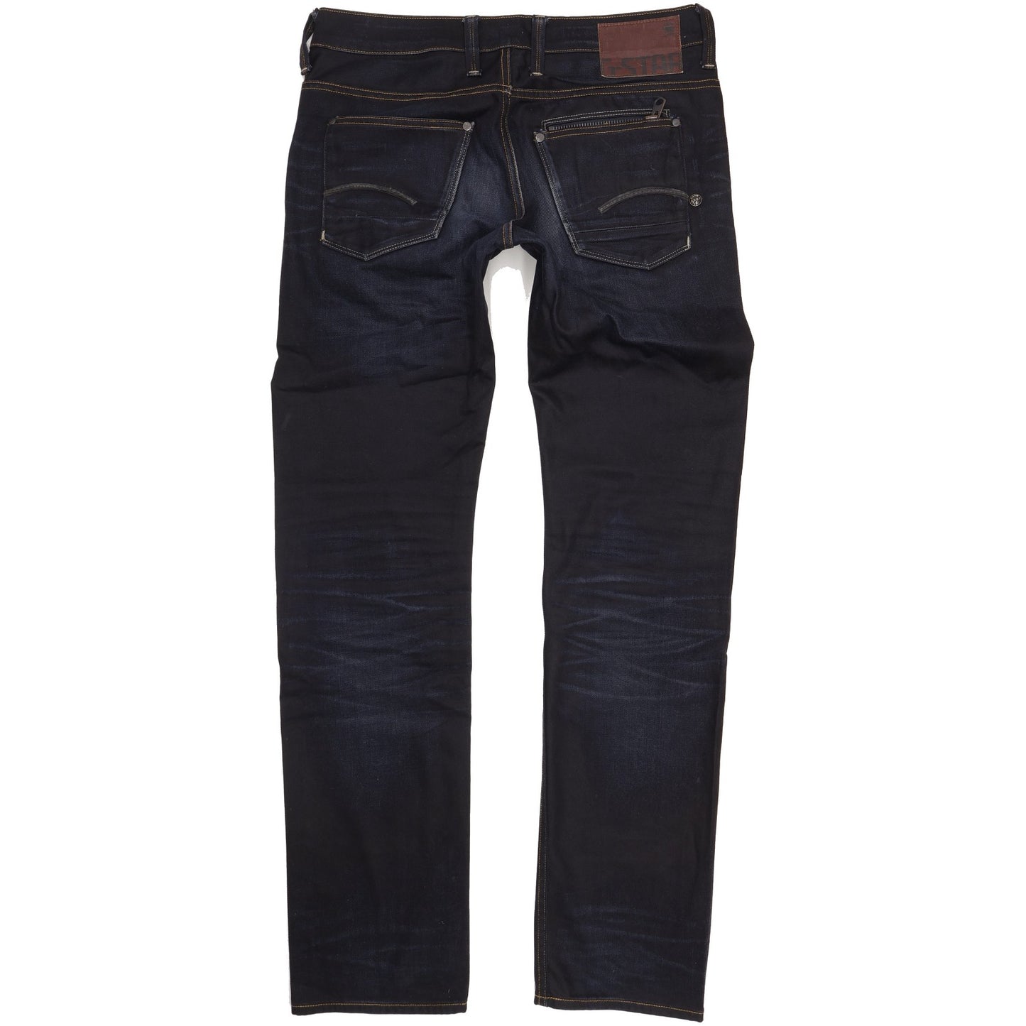G-Star Men Navy Straight Regular Jeans W34 L35