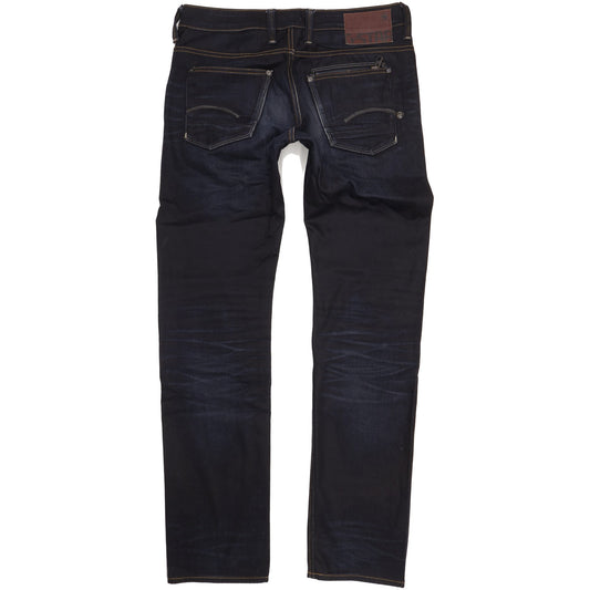 G-Star Men Navy Straight Regular Jeans W34 L35