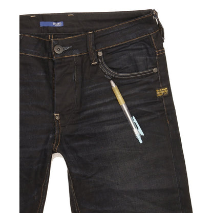 G-Star Men Navy Straight Regular Jeans W34 L35