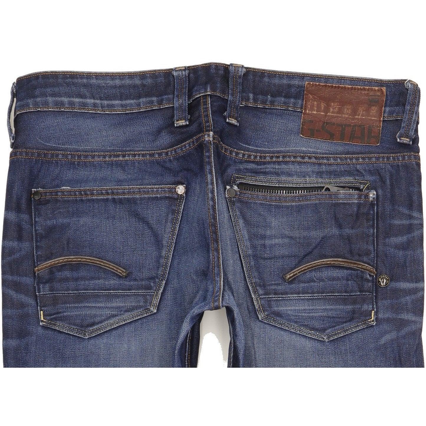 G-Star Men Blue Straight Regular Jeans W34 L30