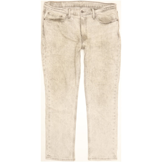 Levi's 511 Men Grey Straight Slim Stretch Jeans W36 L29