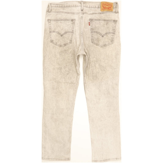 Levi's 511 Men Grey Straight Slim Stretch Jeans W36 L29