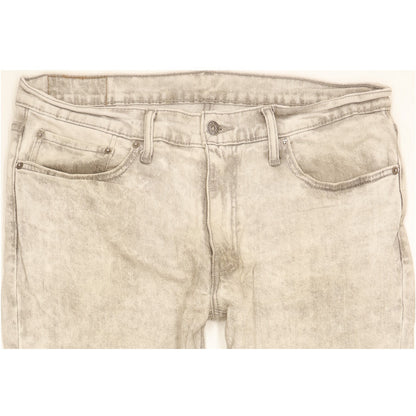 Levi's 511 Men Grey Straight Slim Stretch Jeans W36 L29