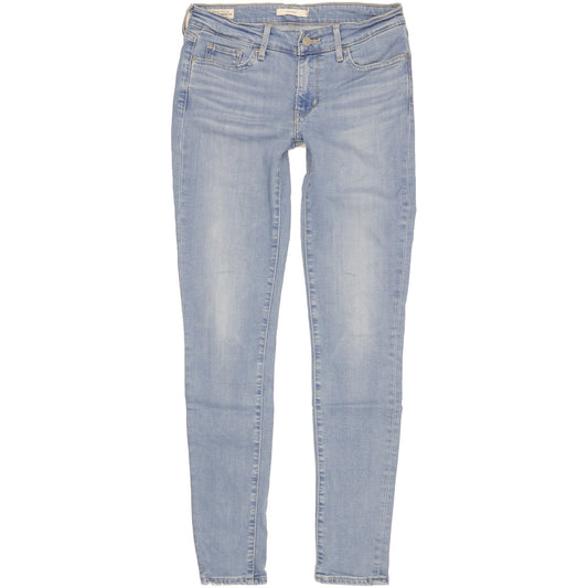 Levi's 711 Women Blue Skinny Slim Stretch Jeans W26 L31