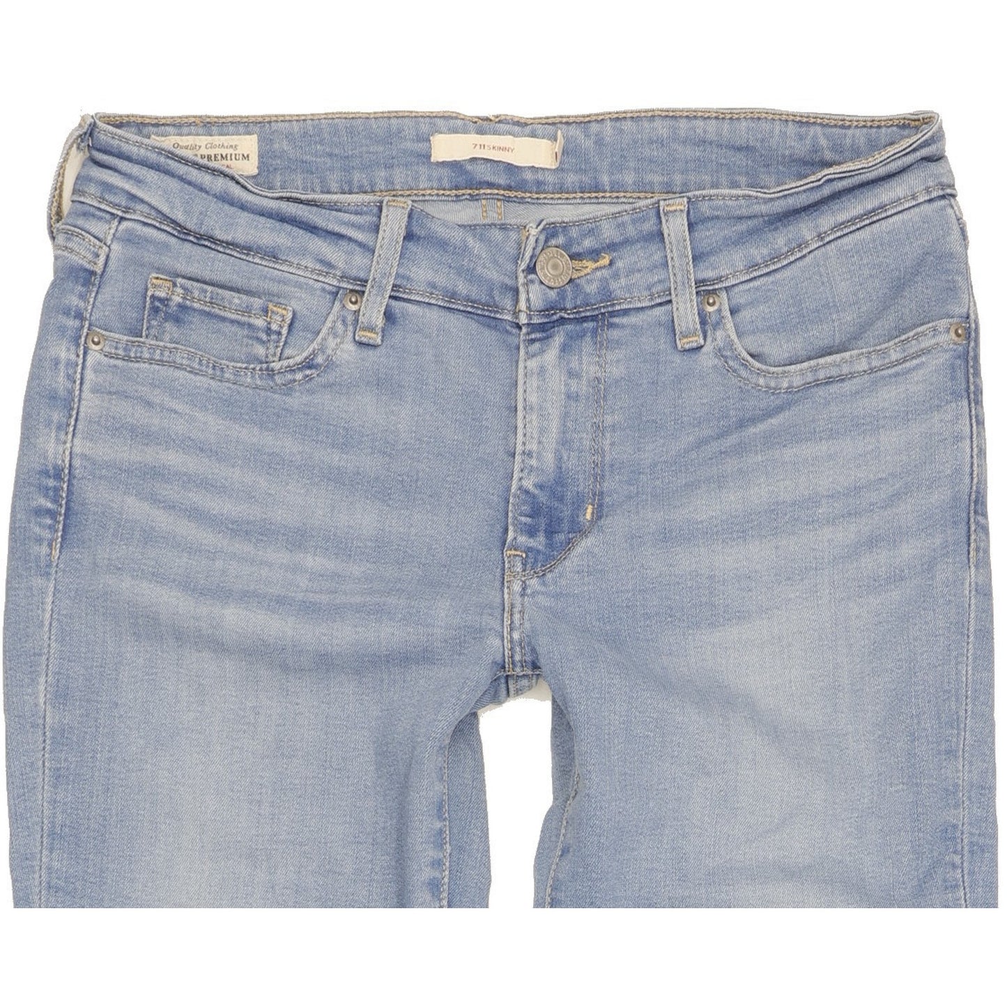 Levi's 711 Women Blue Skinny Slim Stretch Jeans W26 L31