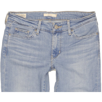 Levi's 711 Women Blue Skinny Slim Stretch Jeans W26 L31