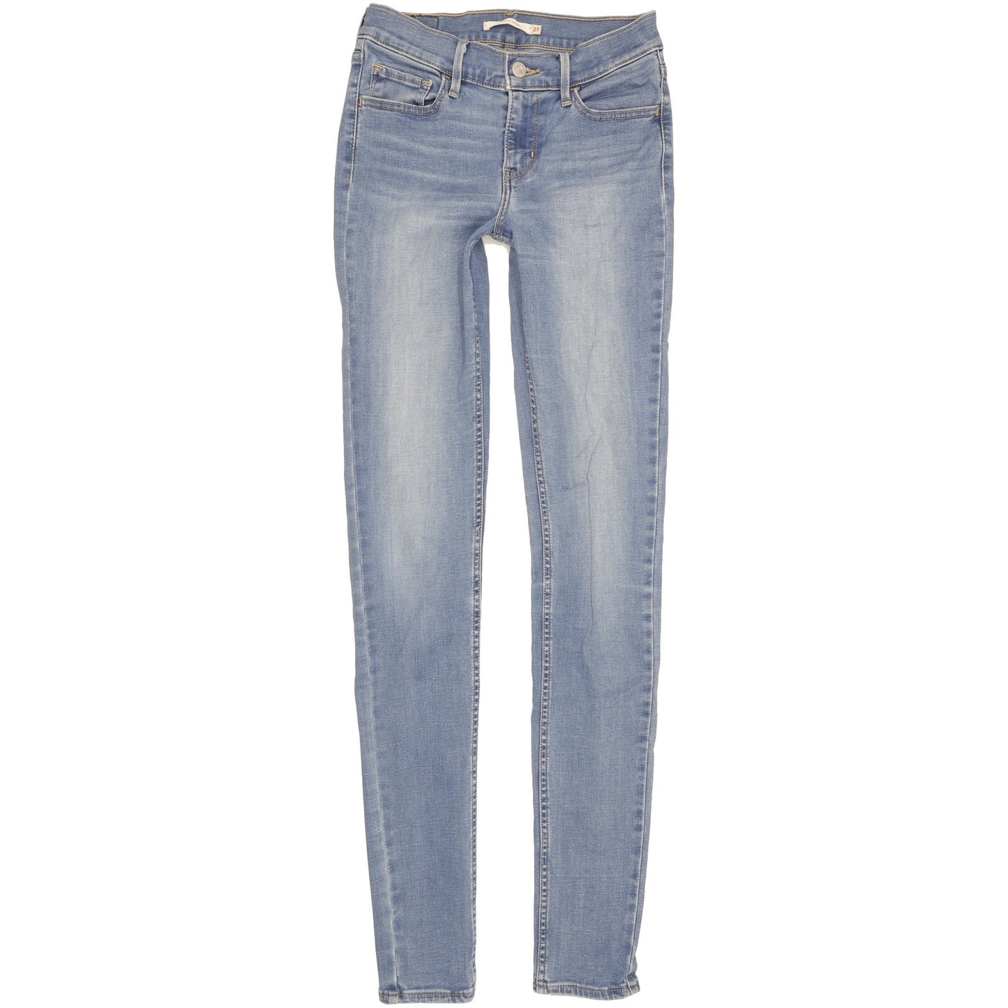 Levi's 710 Super Women Blue Skinny Slim Stretch Jeans W27 L33