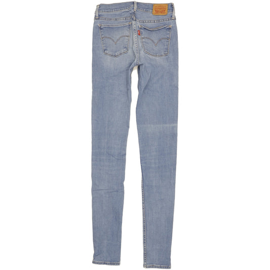 Levi's 710 Super Women Blue Skinny Slim Stretch Jeans W27 L33