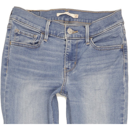 Levi's 710 Super Women Blue Skinny Slim Stretch Jeans W27 L33