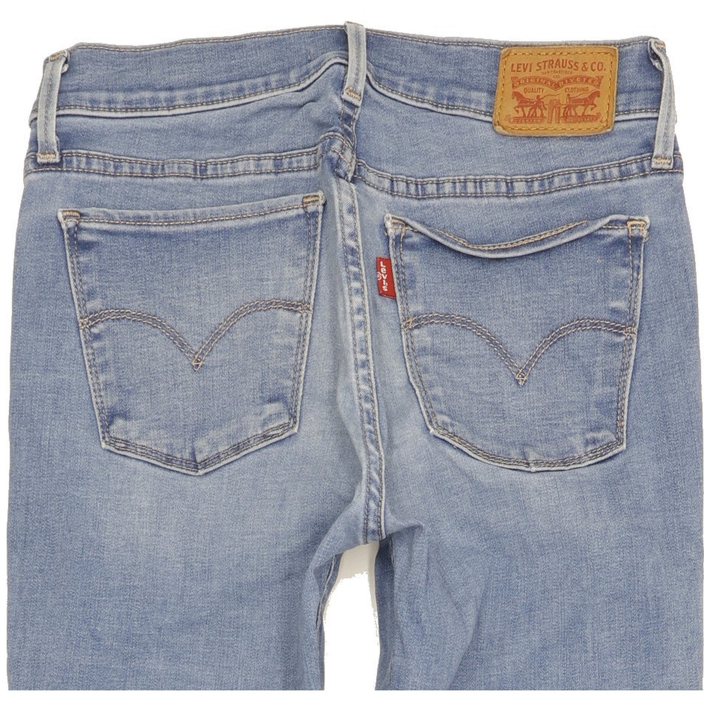 Levi's 710 Super Women Blue Skinny Slim Stretch Jeans W27 L33