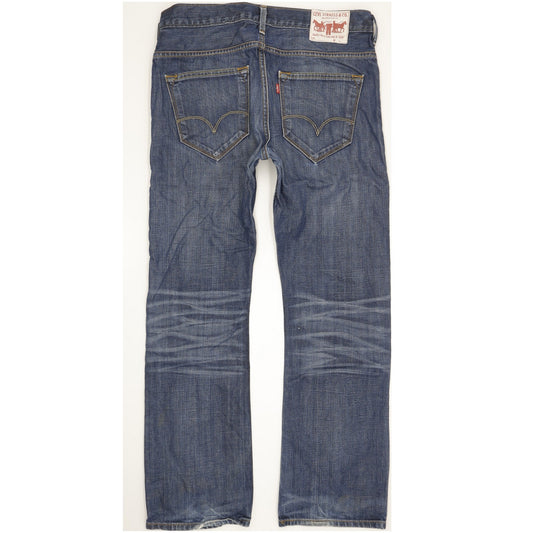 Levi's Men Blue Straight Regular Jeans W34 L31