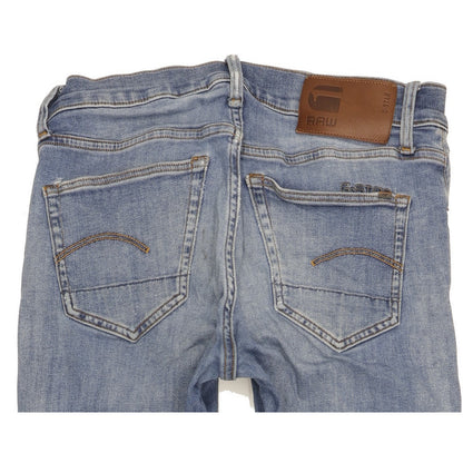 G-Star 3301 Men Blue Straight Slim Stretch Jeans W30 L31