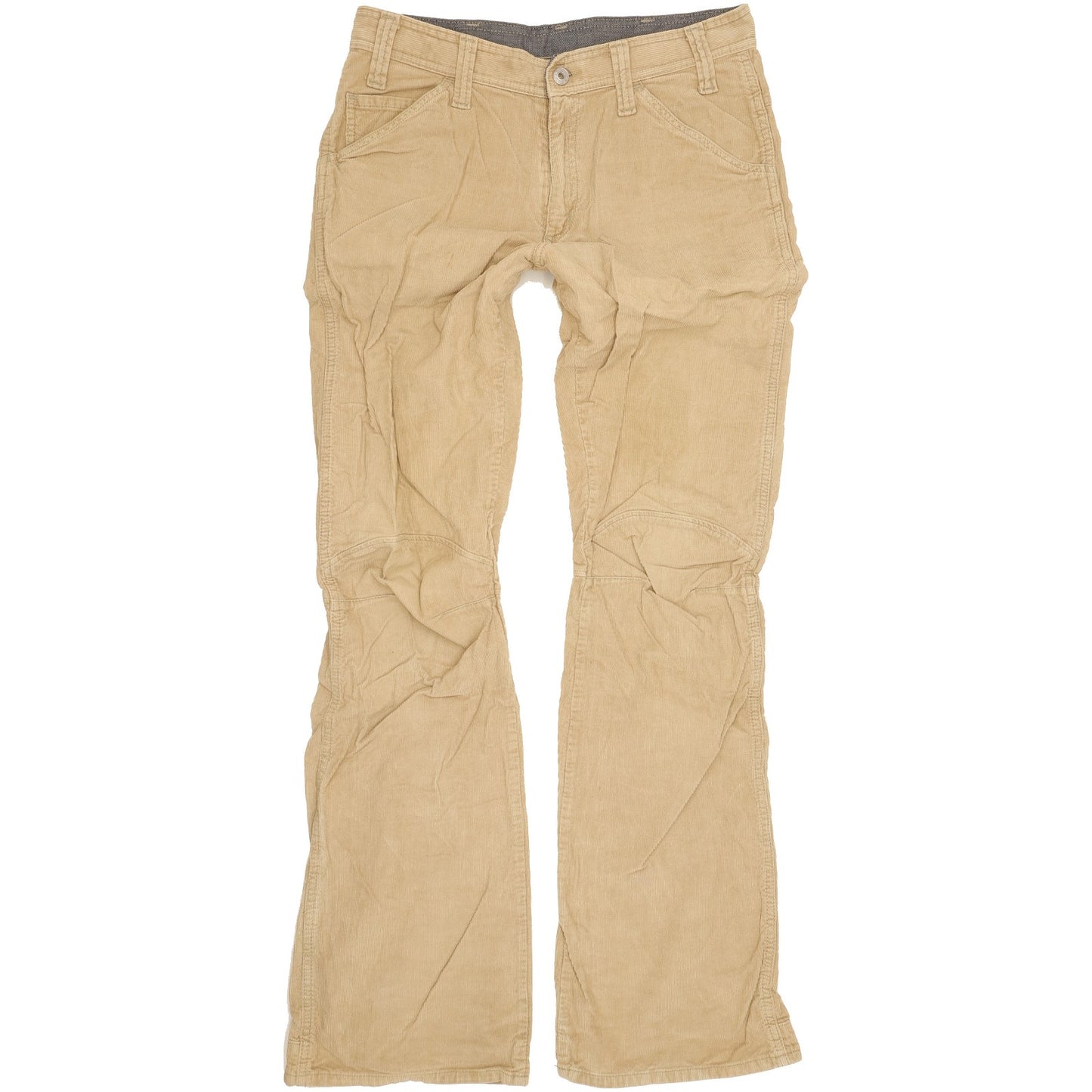G-Star Comwood Men Beige Bootcut Regular Trousers W33 L35