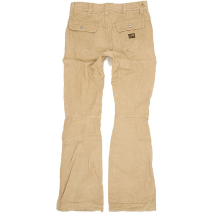 G-Star Comwood Men Beige Bootcut Regular Trousers W33 L35
