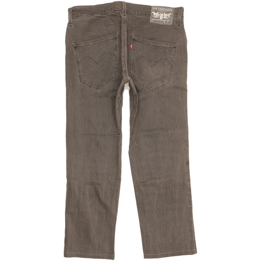 Levi's Men Grey Straight Regular Stretch Jeans W31 L26