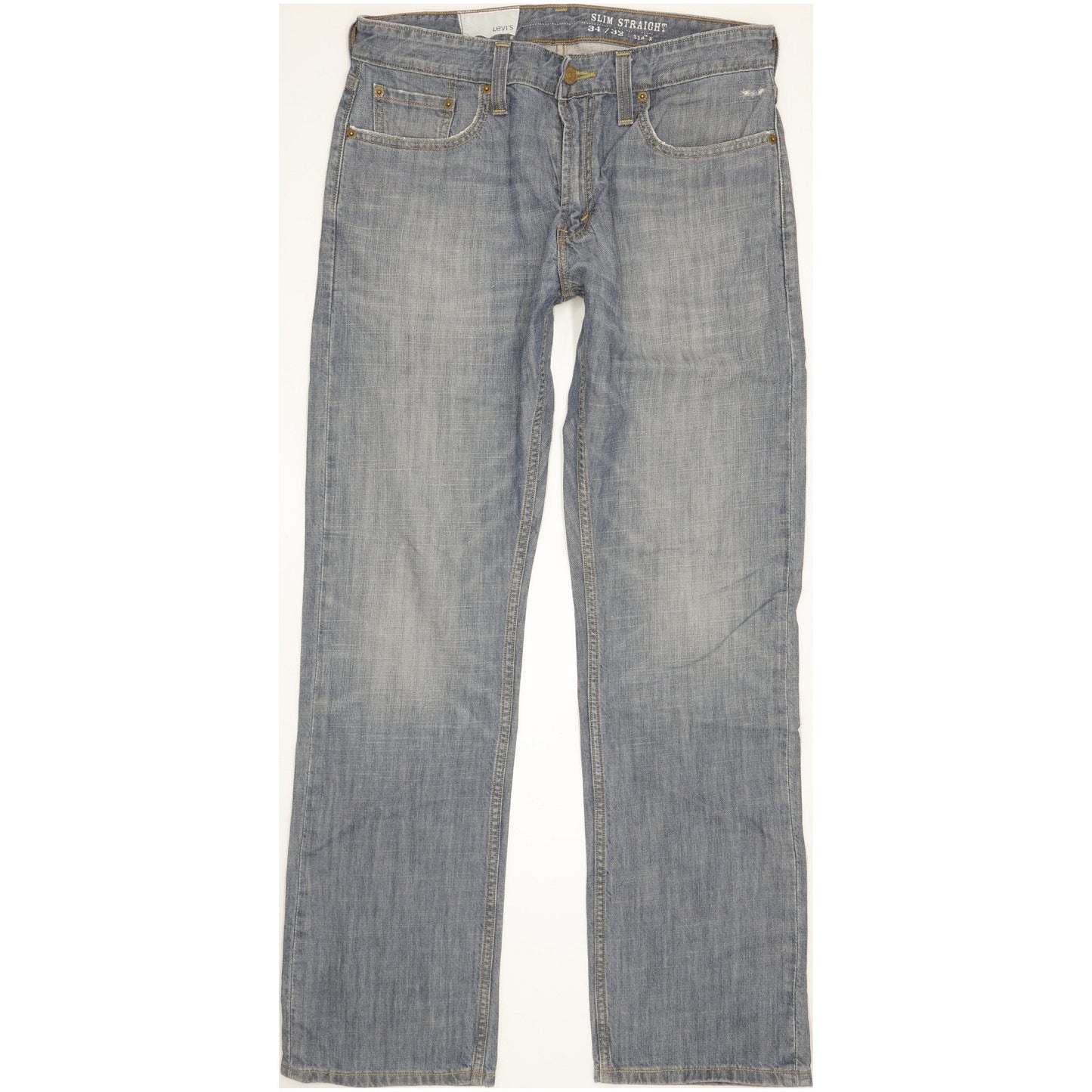 Levi's 514 Men Blue Straight Slim Jeans W34 L32