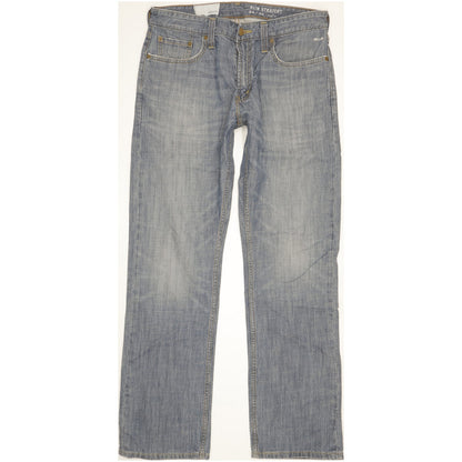 Levi's 514 Men Blue Straight Slim Jeans W34 L32