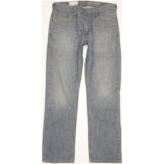 Levi's 514 Men Blue Straight Slim Jeans W34 L32