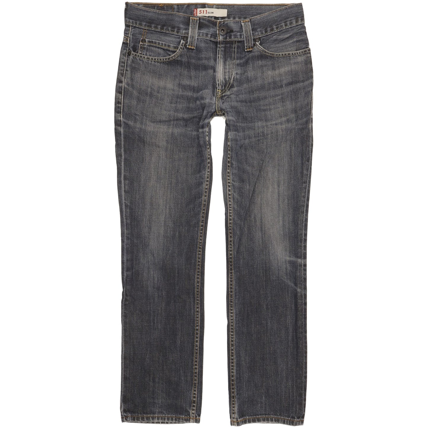 Levi's 511 Men Blue Straight Slim Jeans W34 L31