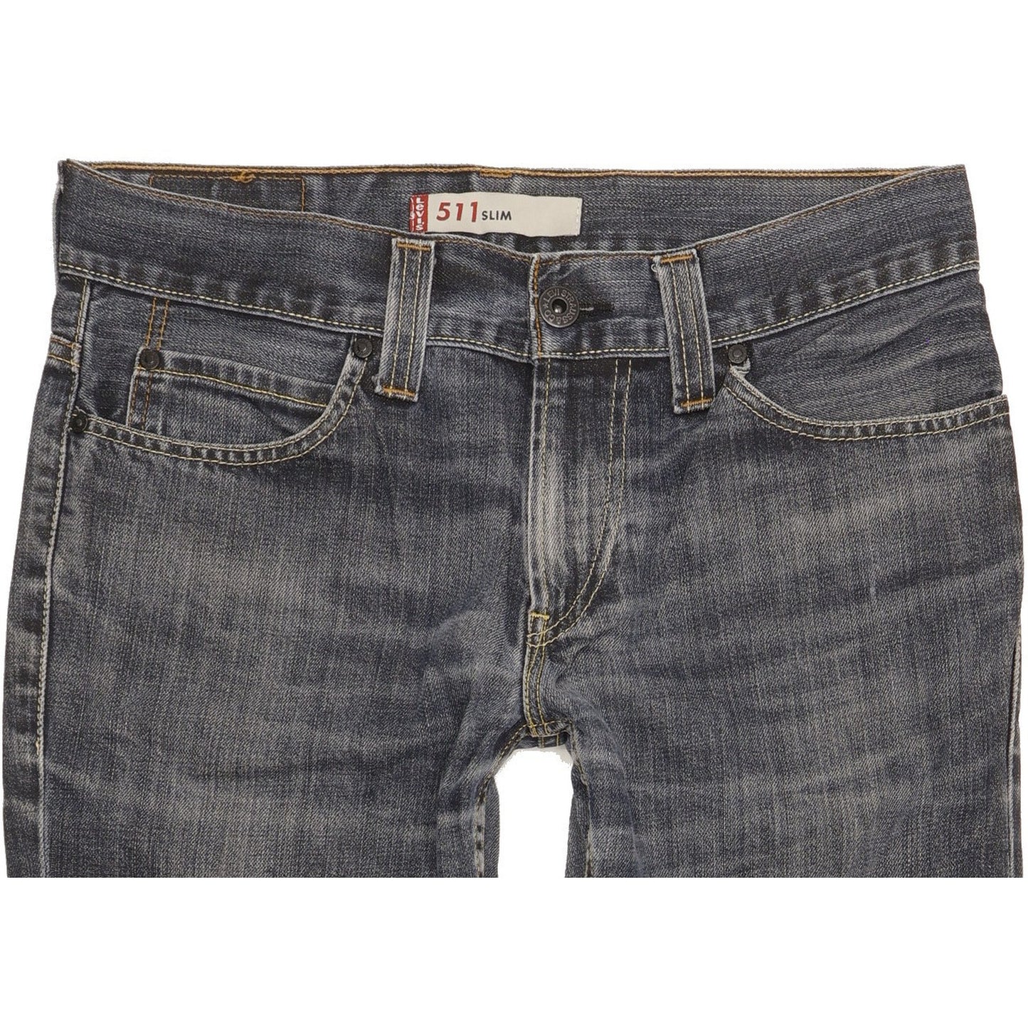 Levi's 511 Men Blue Straight Slim Jeans W34 L31