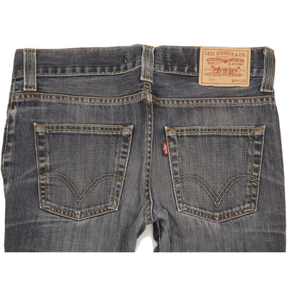 Levi's 511 Men Blue Straight Slim Jeans W34 L31