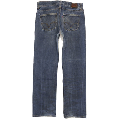 Levi's 506 Men Blue Straight Regular Jeans W34 L31