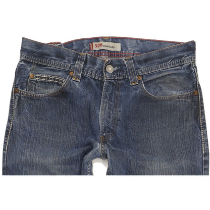 Levi's 506 Men Blue Straight Regular Jeans W34 L31