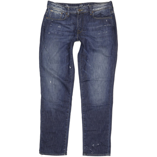 Levi's Women Blue Straight Slim Jeans W32 L31