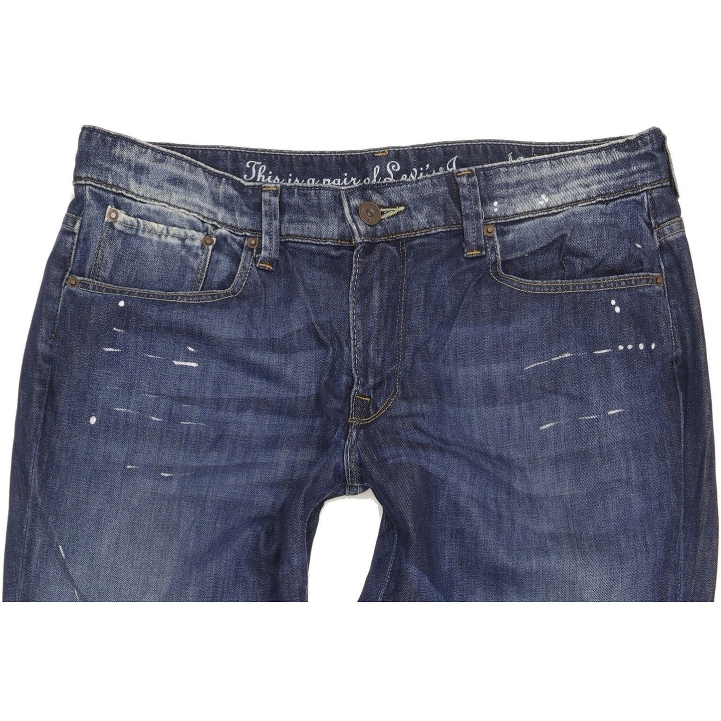 Levi's Women Blue Straight Slim Jeans W32 L31