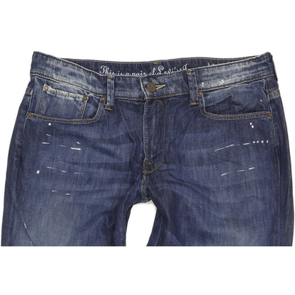 Levi's Women Blue Straight Slim Jeans W32 L31
