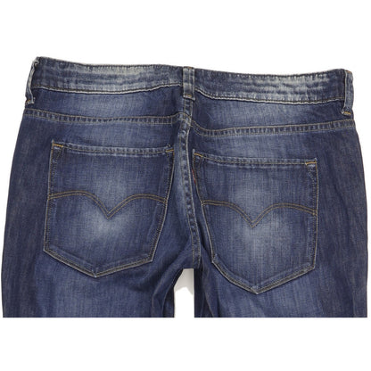 Levi's Women Blue Straight Slim Jeans W32 L31