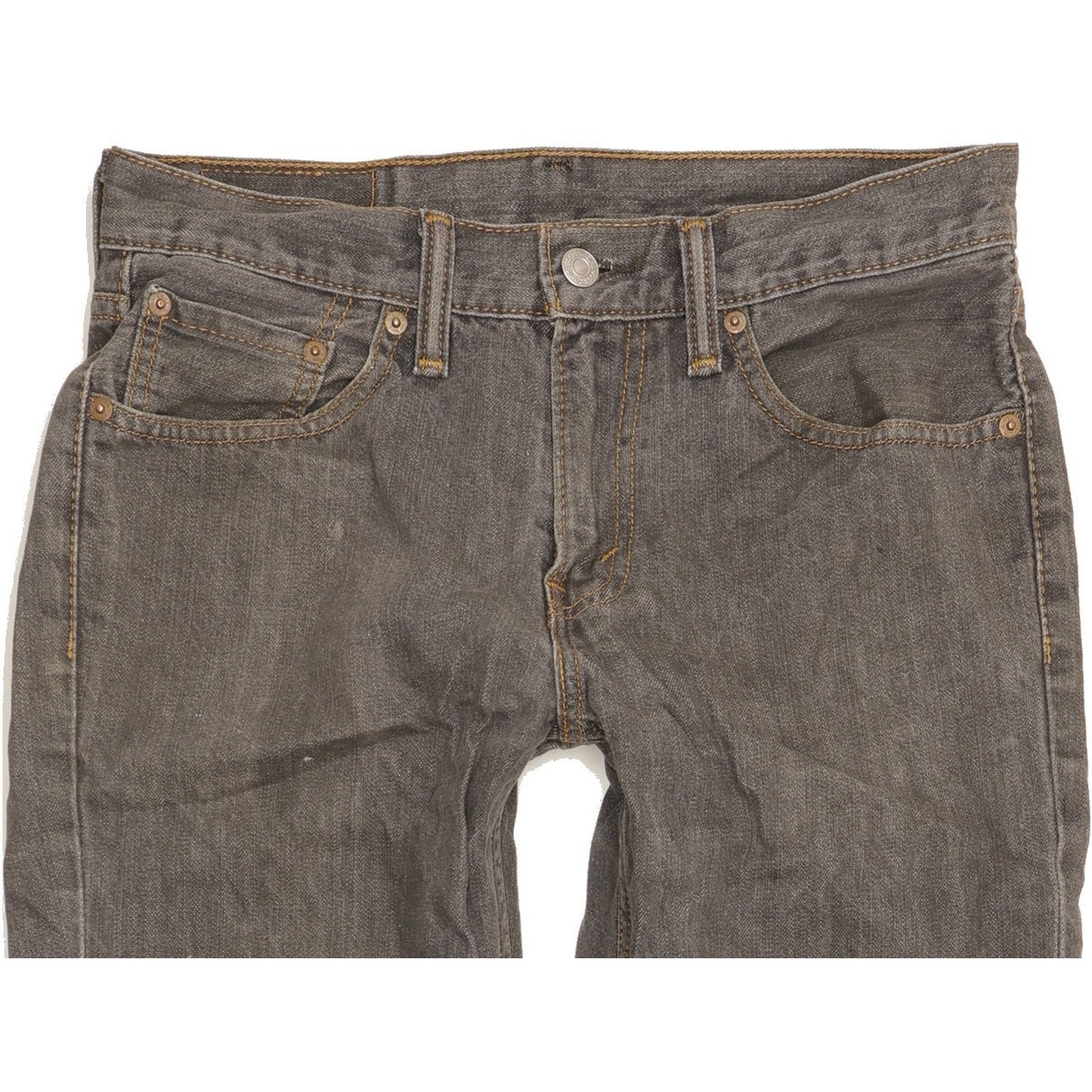 Levi's 511 Men Grey Straight Slim Jeans W30 L28