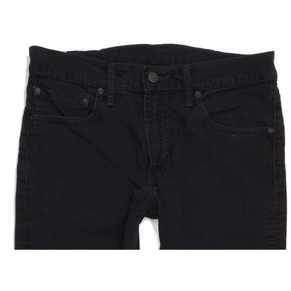 Levi's 511 Men Black Straight Slim Stretch Jeans W33 L31