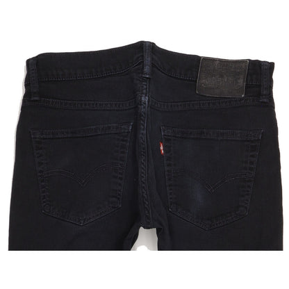 Levi's 511 Men Black Straight Slim Stretch Jeans W33 L31